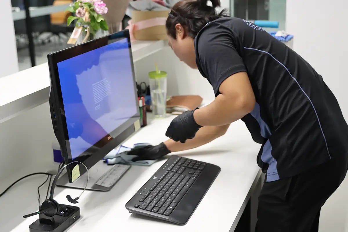 Commercial Desk Cleaning